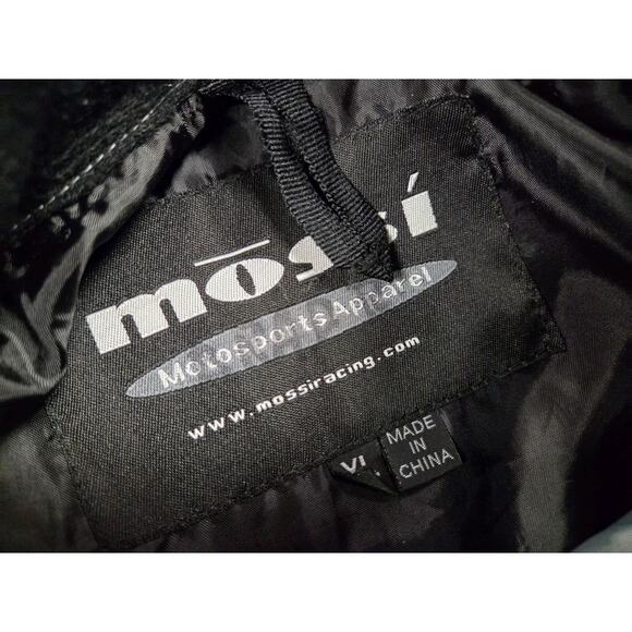 Mossi Windbreaker Rain Jacket Silver Gray Black XL Hooded Coat Racing Motorsport - Picture 5 of 8